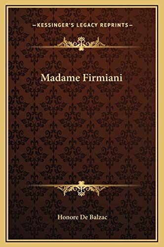 Madame Firmiani