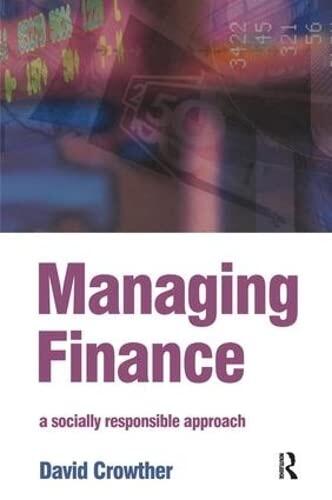 Managing Finance: A Socially Responsible Approach