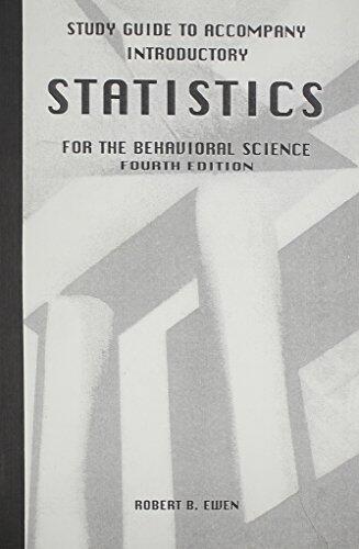 Study Guide to Accompany Introductory Statistics for the Behavioral Sciences
