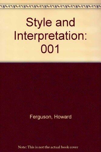 Style and Interpretation: An Anthology of Keyboard Music : England and France