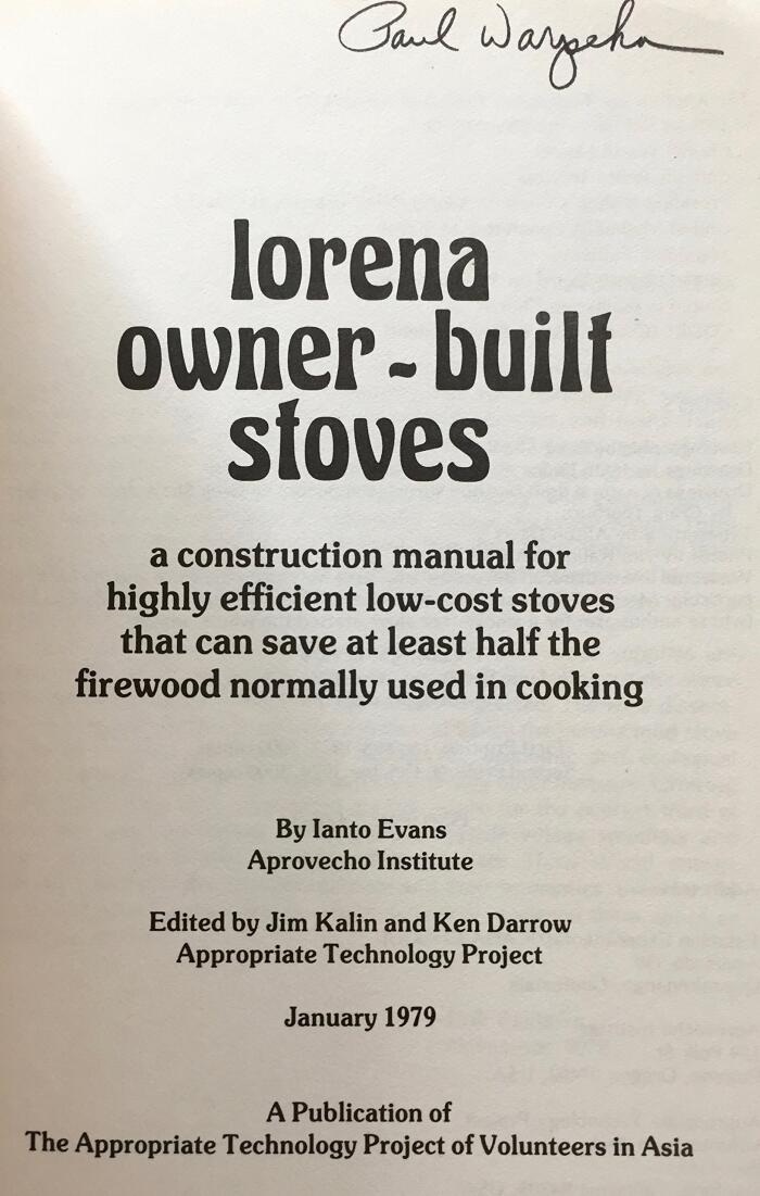 Lorena Owner-Built Stoves