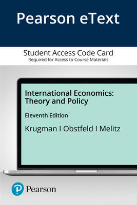 International Economics: Theory and Policy