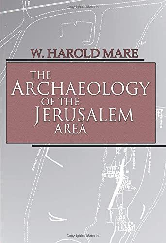 The Archaeology of the Jerusalem Area