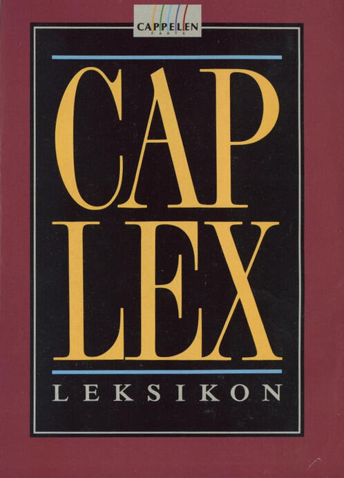 Caplex : Cappelens ettbinds leksikon : leksikon, atlas, tabellverk