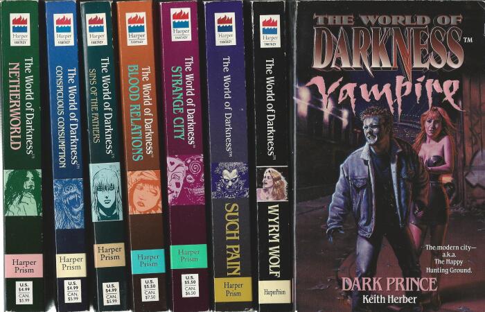 Dark Prince/Such Pain/Wyrm Wolf/Netherworld/Strange City/Blood Relations/Sins of the Fathers/Conspicuous Consumption