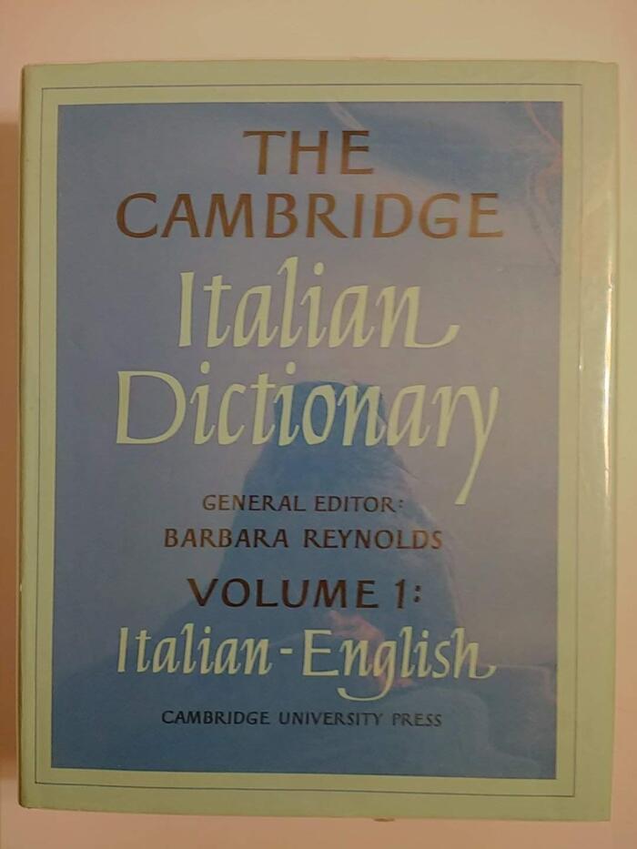 The Cambridge Italian Dictionary: Volume 1, Italian-English