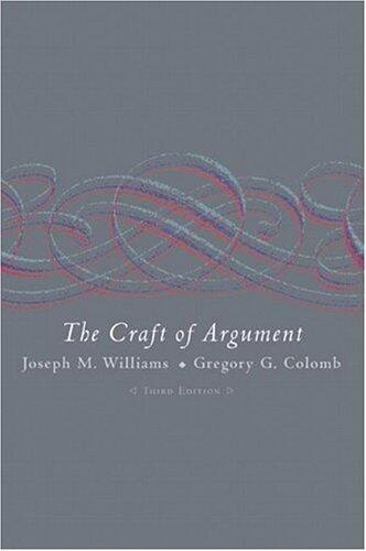 The Craft of Argument: