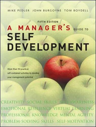 A Manager's Guide to Self-Development