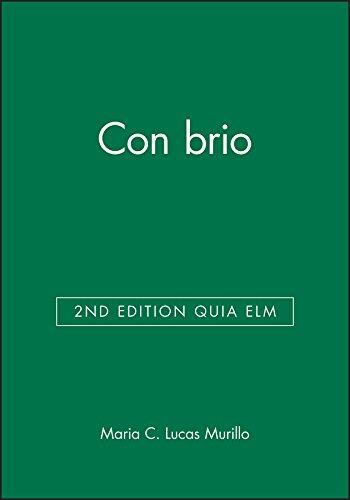 Con Brio 2nd Edition Quia ELM
