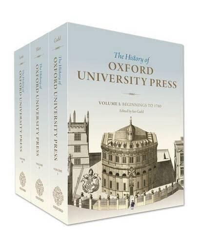 The History of Oxford University Press (Three-Volume Set)