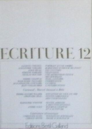 Ecriture 12