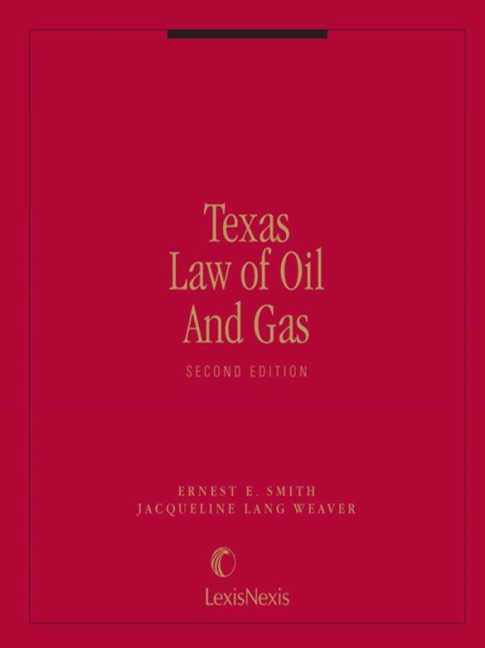Texas law of oil and gas