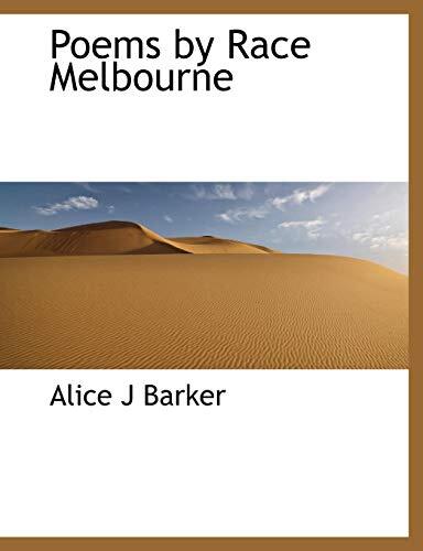Poems by Race Melbourne