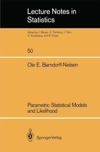 Parametric Statistical Models and Likelihood