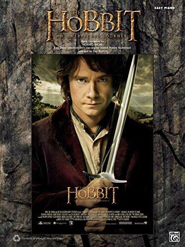 The Hobbit: An Unexpected Journey: Easy Piano Sheet Music Selections from the Motion Picture