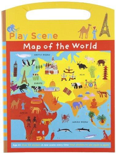 Barefoot Map of the World Play Scene
