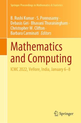 Mathematics and Computing (ICMC 2022, Vellore, India, January 6-8)