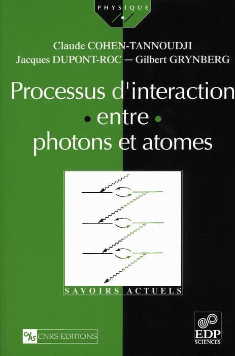 Processus d'interaction entre photons et atomes (Savoirs actuels)