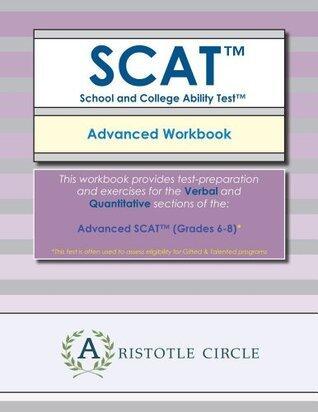 SCAT (School and College Ability Test): Advanced Workbook for Grades 6-8