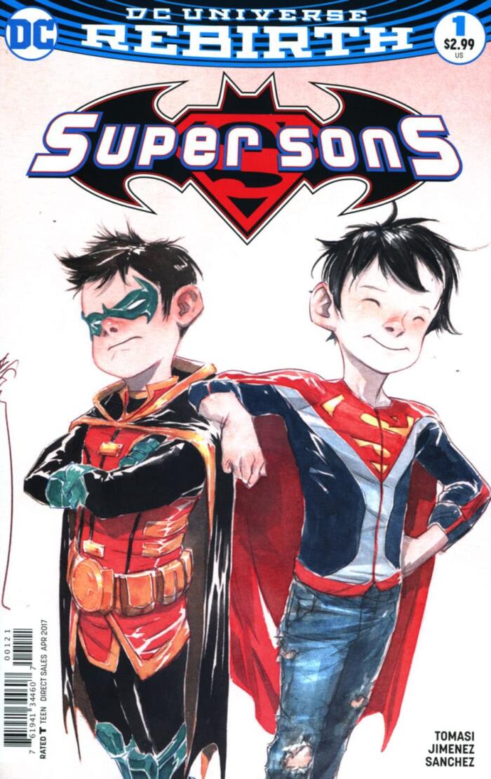 Super Sons #1 Cover By Dustin Nguyen