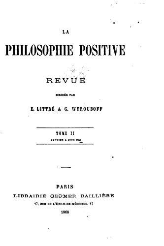 La Philosophie Positive, Tome II