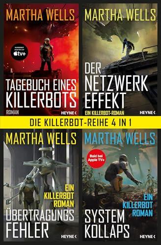 Killerbot (4in1-Bundle): Tagebuch eines Killerbots / Der Netzwerkeffekt / Übertragungsfehler / Systemkollaps (Killerbot-Reihe 1)
