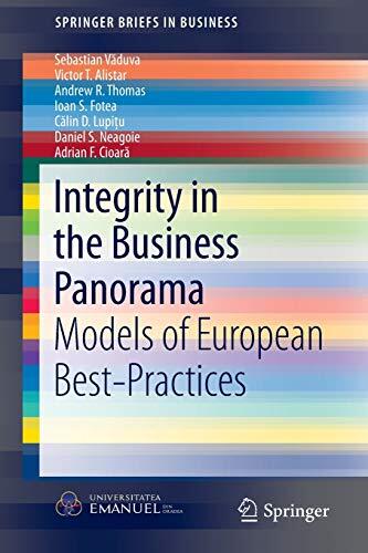 Integrity in the Business Panorama: Models of European Best Practices