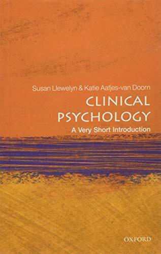Clinical Psychology: A Very Short Introduction