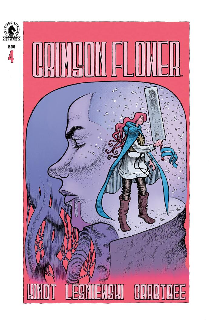 Crimson Flower #4
