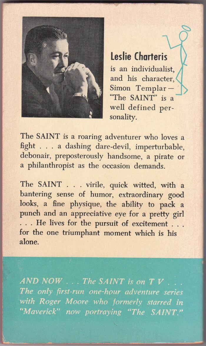 Saint's Getaway, Roger Moore Cover Photo TV Tie-In Edition