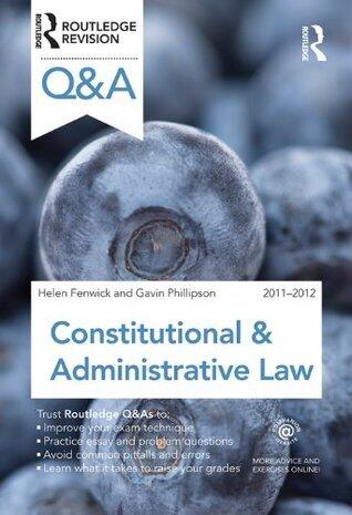 Q&A Constitutional & Administrative Law 2011-2012