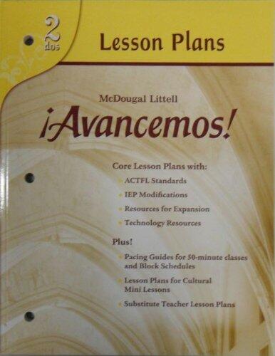 ¡Avancemos!: Lesson Plans Level 2