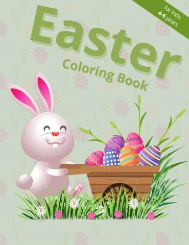 Happy Easter: Easter Coloring Book for child 4-6 years