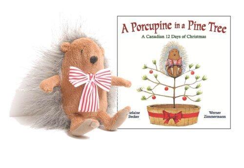 Porcupine in a Pine Tree and Porcupine Plush Toy