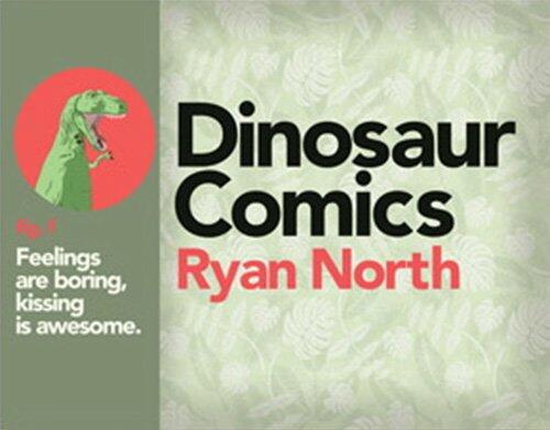 Dinosaur Comics Fig. F: Feelings are Boring, Kissing is Awesome