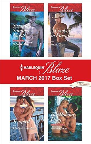 Harlequin Blaze March 2017 Box Set: Sizzling Summer Nights\Tempted\A Cowboy in Paradise\Her Holiday Fling