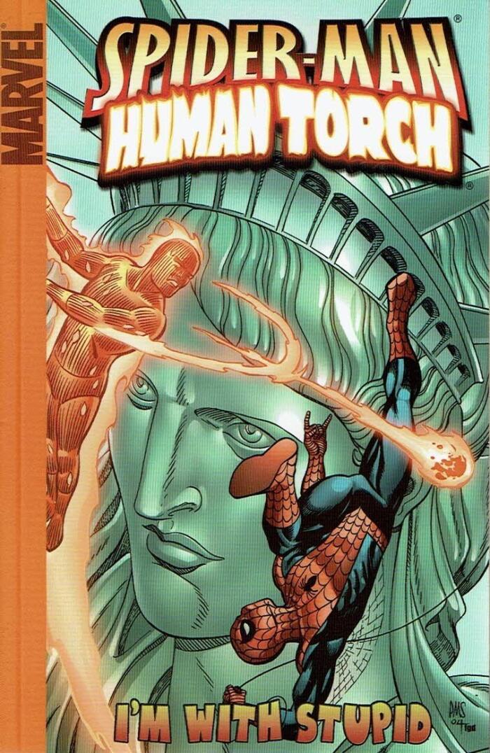 Spider-Man/Human Torch: I'm with Stupid