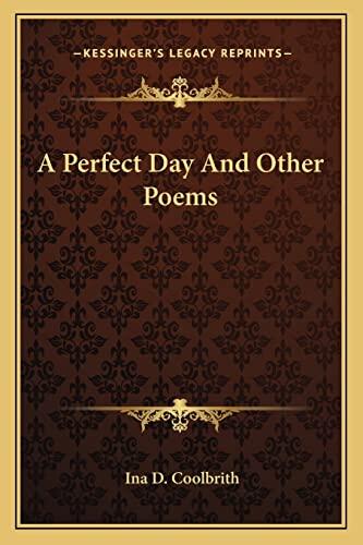 A Perfect Day and Other Poems