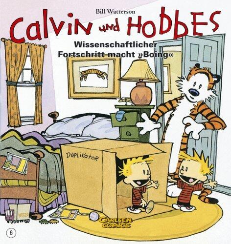 Calvin und Hobbes: Wissenschaftlicher Fortschritt macht "Boing"