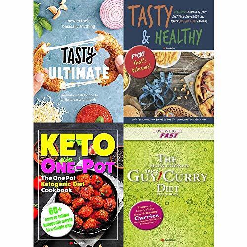 Tasty ultimate cookbook [hardcover], tasty and healthy, one pot ketogenic diet, slow cooker spice-guy curry 4 books collection set