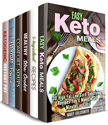 Quick and Simple Box Set (6 in 1): Over 190 Keto, Slow Cooker, 5-Ingredient, Soup, Flavor Recipes Made Easy and Delicious