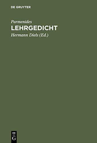 Lehrgedicht: Griechisch Und Deutsch