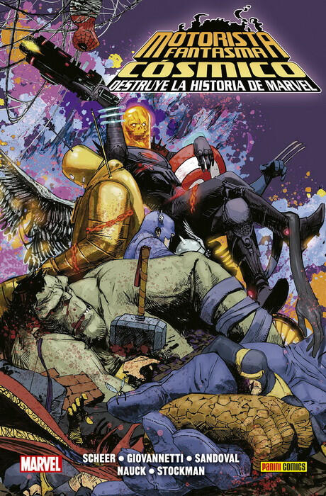 Motorista Fantasma Cósmico destruye la historia de Marvel