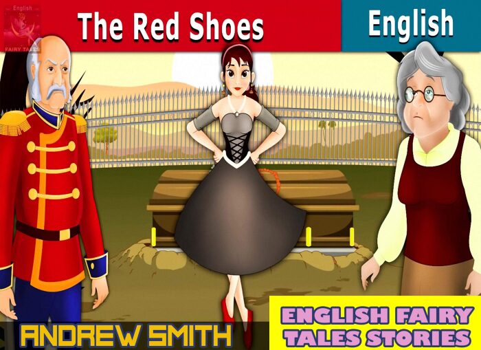 English Fairy Tales Stories: The Red Shoes - Great 5-Minute Fairy Tale Picture Book For Kids, Boys, Girls, Children Of All Age