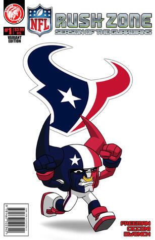 NFL Rush Zone: Season Of The Guardians #1 - Houston Texans Cover