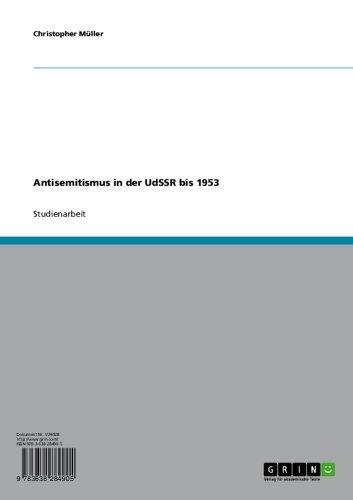 Antisemitismus in der UdSSR bis 1953