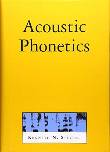 Acoustic Phonetics
