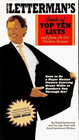 David Letterman's Book of Top Ten Lists [Hardcover]