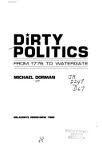 Dirty Politics: From 1776 to Watergate