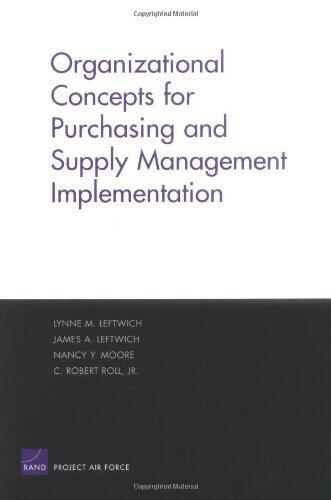 Organizational Concepts for Purchasing and SUpply Management Implemantation